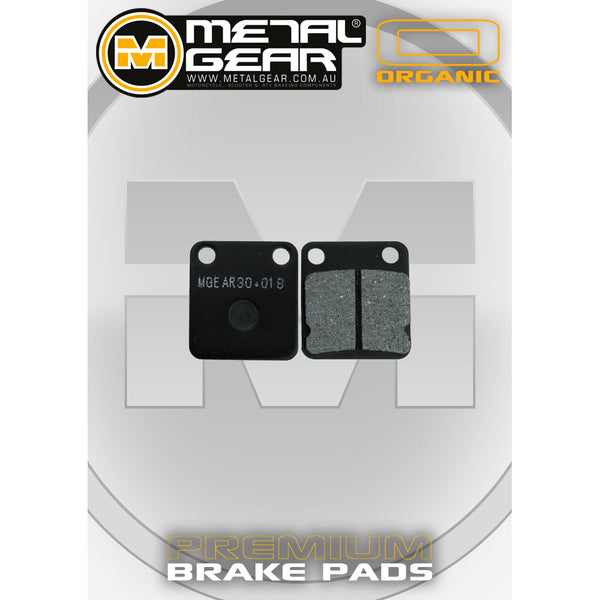 MetalGear Brake Pads: Single Set in Organic Compound