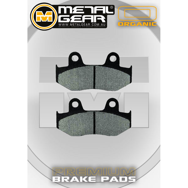 MetalGear Brake Pads: Single Set in Organic Compound