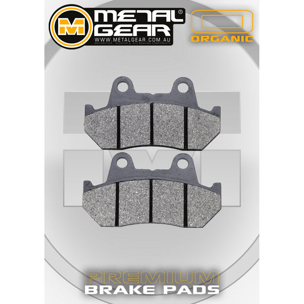 MetalGear Brake Pads: Single Set in Organic Compound