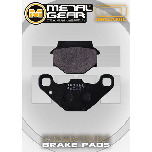 MetalGear Brake Pads: Single Set in Organic Compound
