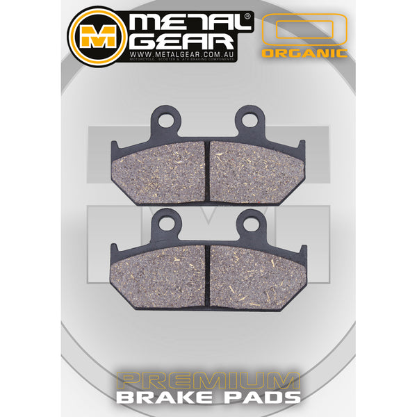 MetalGear Brake Pads: Single Set in Organic Compound