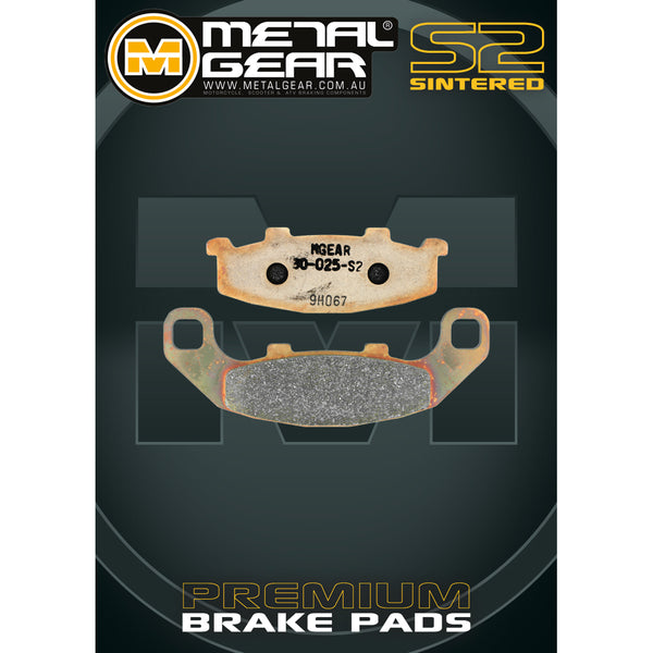 MetalGear Brake Pads: Single Set in Sintered S2 Compound