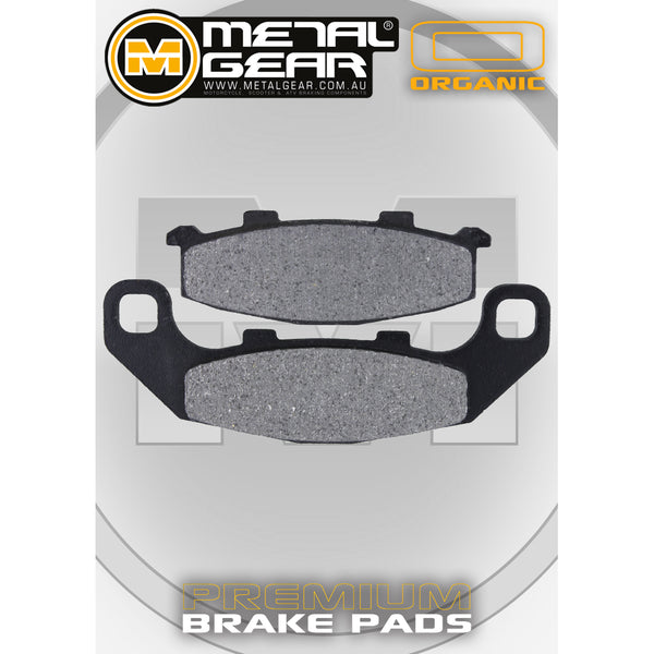 MetalGear Brake Pads: Single Set in Organic Compound