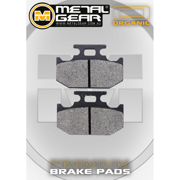MetalGear Brake Pads: Single Set in Organic Compound