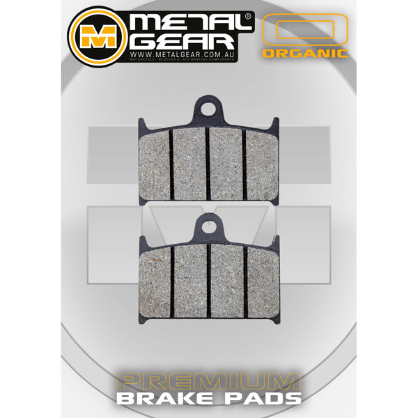 MetalGear Brake Pads: Single Set in Organic Compound
