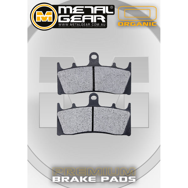 MetalGear Brake Pads: Single Set in Organic Compound