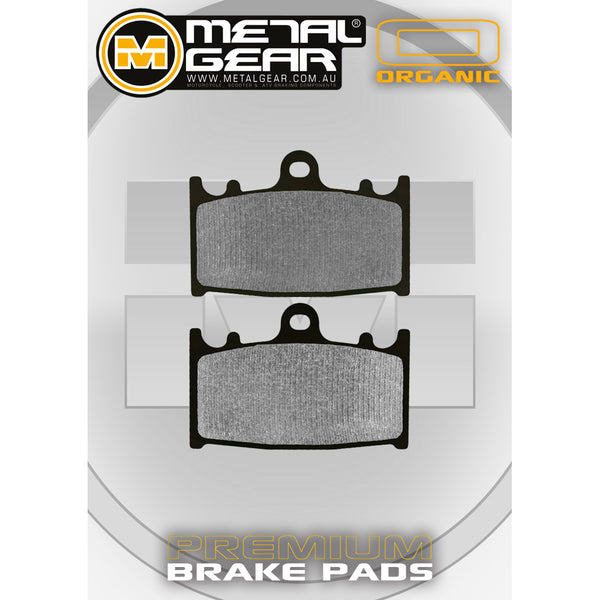 MetalGear Brake Pads: Single Set in Organic Compound