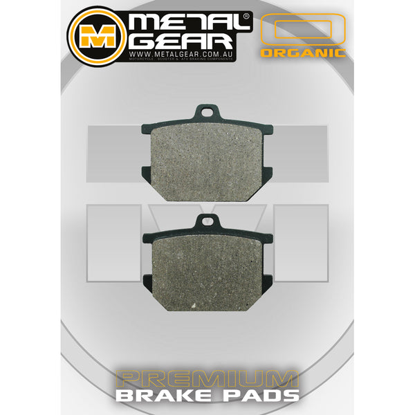 MetalGear Brake Pads: Single Set in Organic Compound