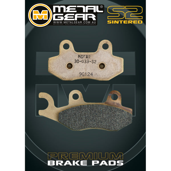 MetalGear Brake Pads: Single Set in Sintered S2 Compound