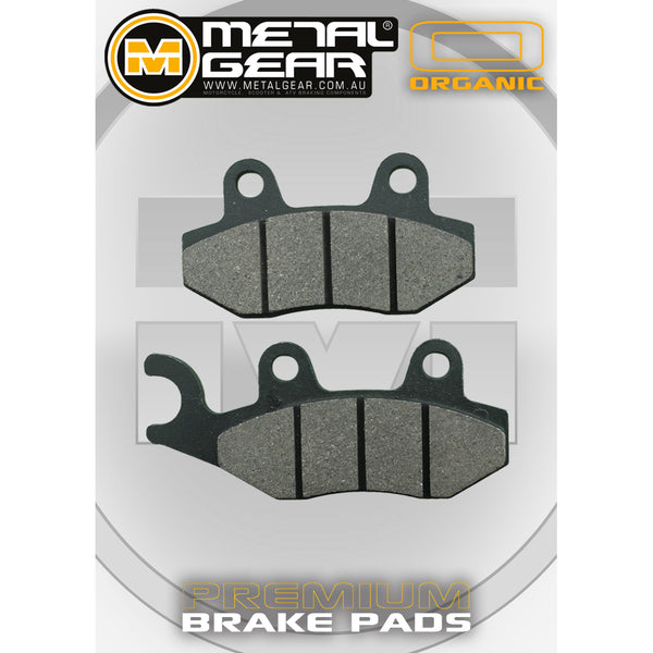 MetalGear Brake Pads: Single Set in Organic Compound