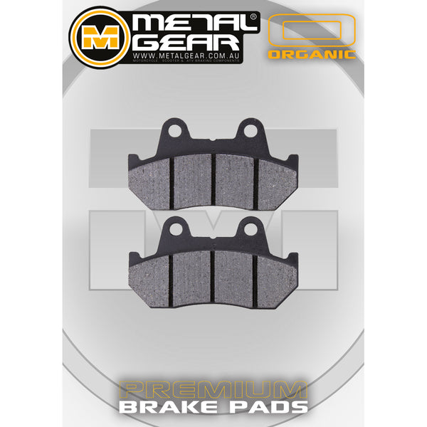 MetalGear Brake Pads: Single Set in Organic Compound