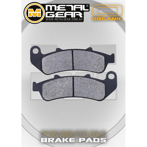 MetalGear Brake Pads: Single Set in Organic Compound