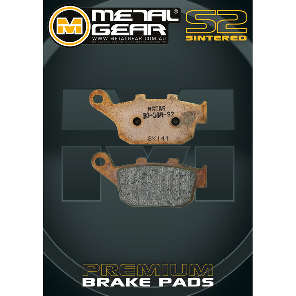 MetalGear Brake Pads: Single Set in Sintered S2 Compound