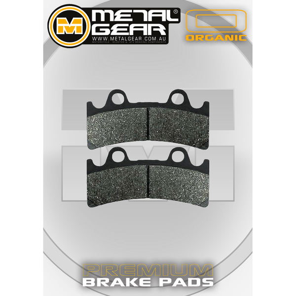 MetalGear Brake Pads: Single Set in Organic Compound