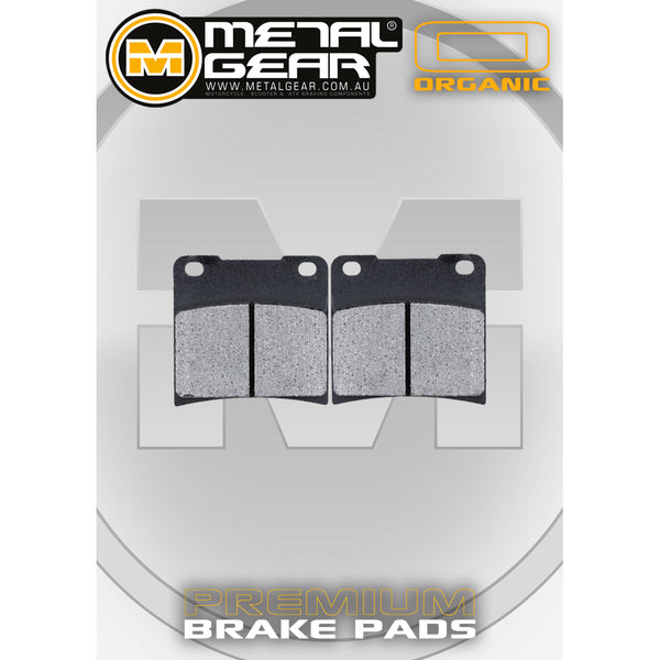 MetalGear Brake Pads: Single Set in Organic Compound