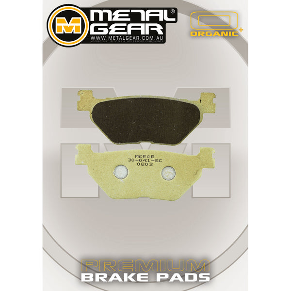 MetalGear Brake Pads: Single Set in organic Plus compound