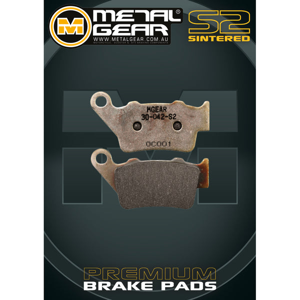 MetalGear Brake Pads: Single Set in Sintered S2 Compound