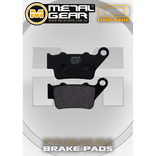 MetalGear Brake Pads: Single Set in Organic Compound