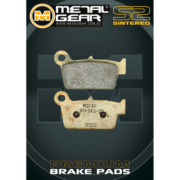 MetalGear Brake Pads: Single Set in Sintered S2 Compound