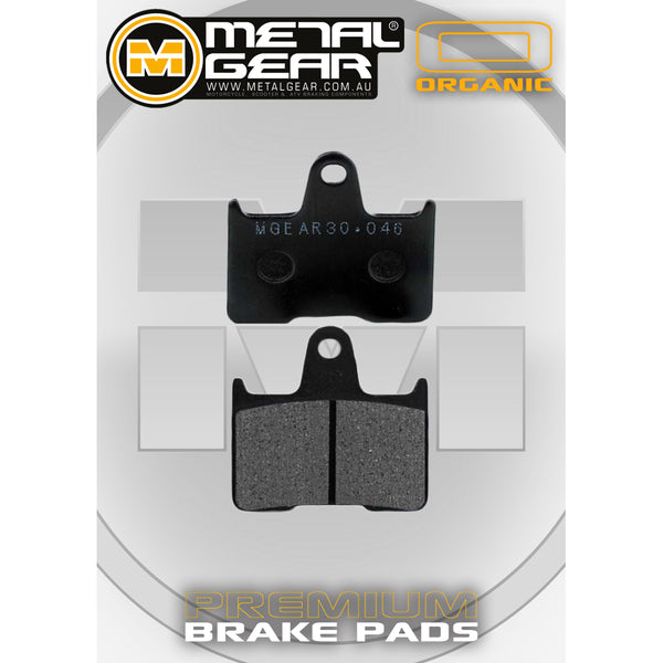 MetalGear Brake Pads: Single Set in Organic Compound