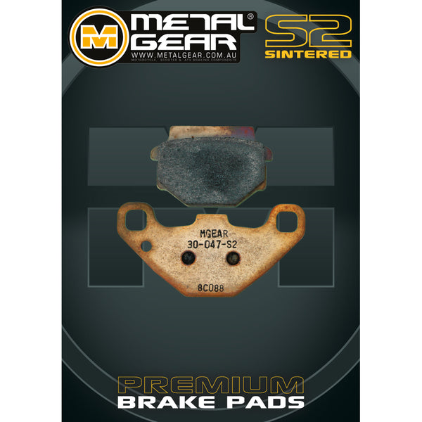 MetalGear Brake Pads: Single Set in Sintered S2 Compound