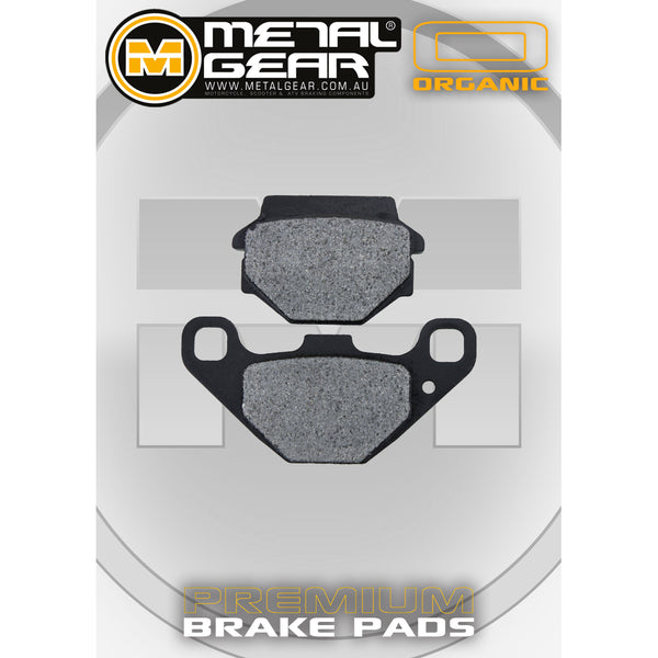 MetalGear Brake Pads: Single Set in Organic Compound