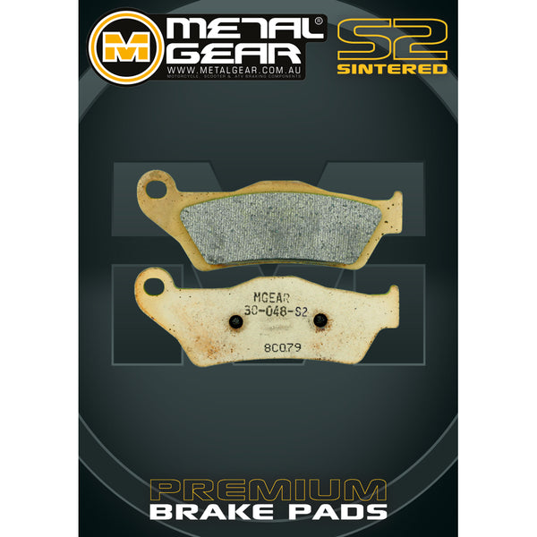 MetalGear Brake Pads: Single Set in Sintered S2 Compound