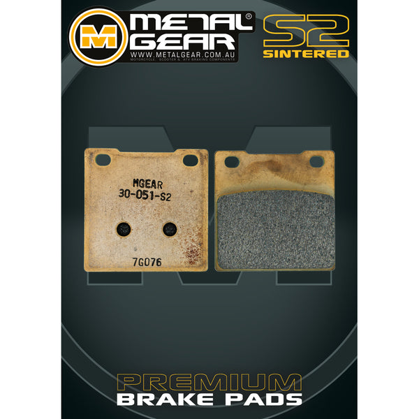 MetalGear Brake Pads: Single Set in Sintered S2 Compound