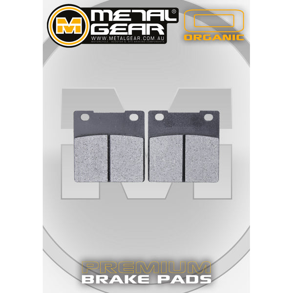 MetalGear Brake Pads: Single Set in Organic Compound