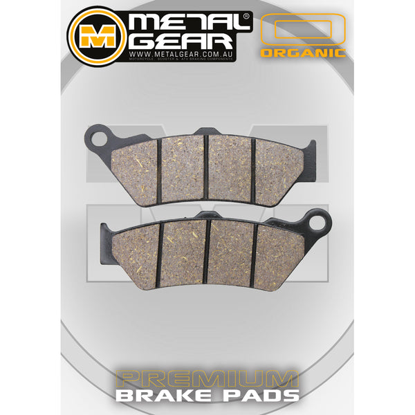 MetalGear Brake Pads: Single Set in Organic Compound