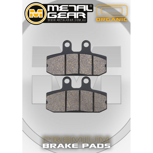 MetalGear Brake Pads: Single Set in Organic Compound