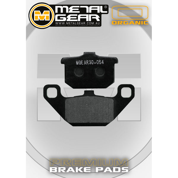 MetalGear Brake Pads: Single Set in Organic Compound