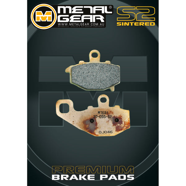 MetalGear Brake Pads: Single Set in Sintered S2 Compound
