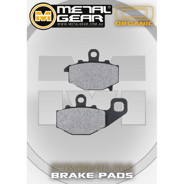 MetalGear Brake Pads: Single Set in Organic Compound