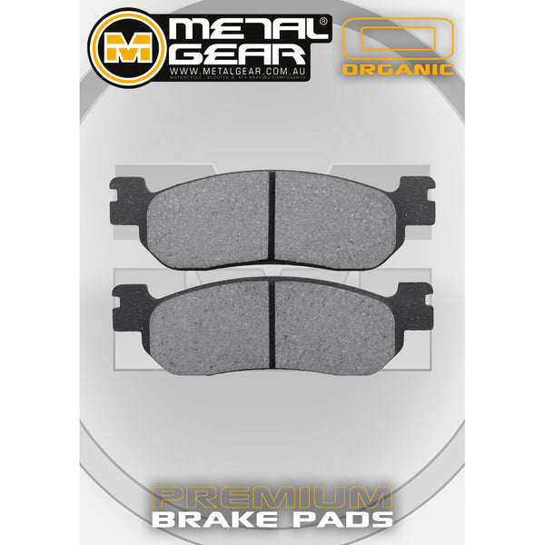 MetalGear Brake Pads: Single Set in Organic Compound