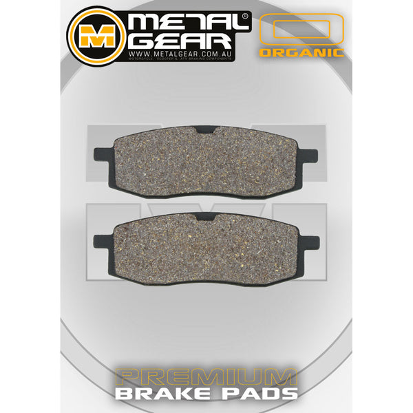 MetalGear Brake Pads: Single Set in Organic Compound