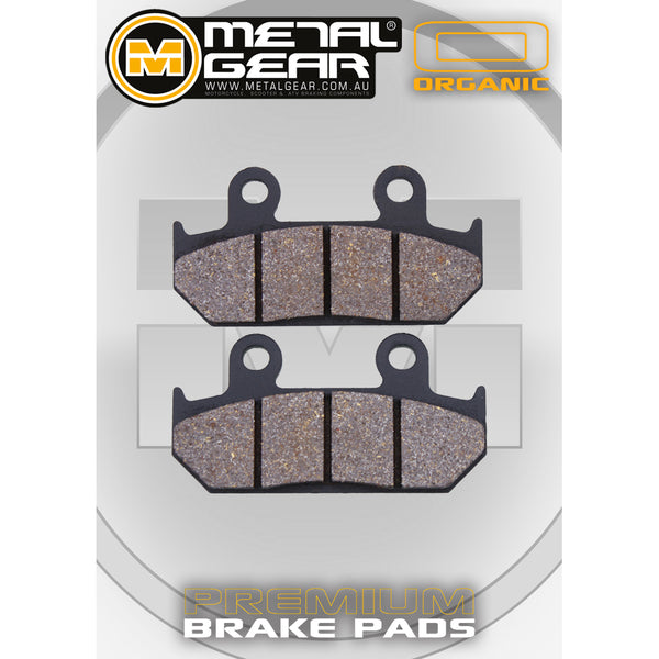 MetalGear Brake Pads: Single Set in Organic Compound