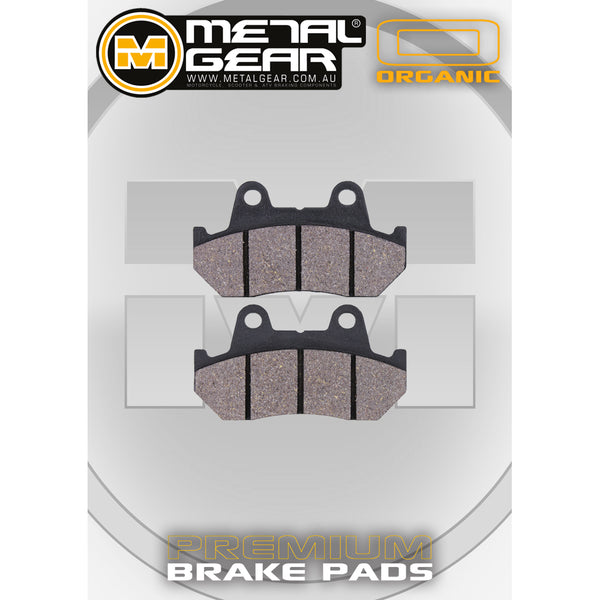 MetalGear Brake Pads: Single Set in Organic Compound