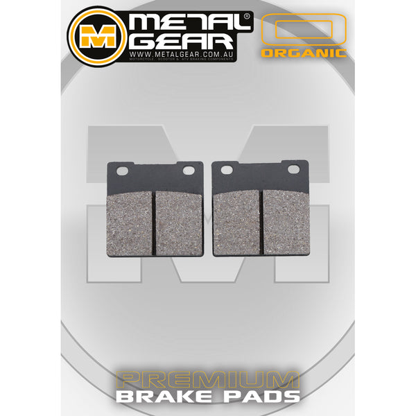 MetalGear Brake Pads: Single Set in Organic Compound