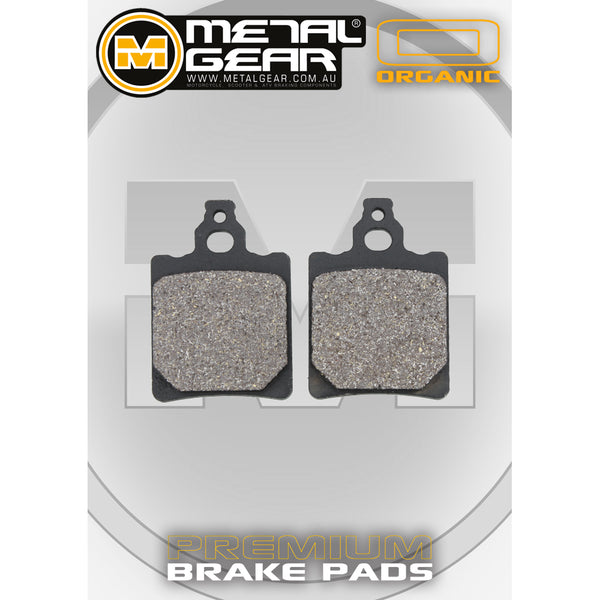 MetalGear Brake Pads: Single Set in Organic Compound