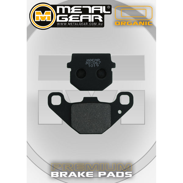 MetalGear Brake Pads: Single Set in Organic Compound