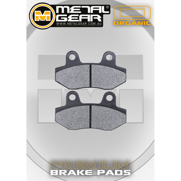MetalGear Brake Pads: Single Set in Organic Compound