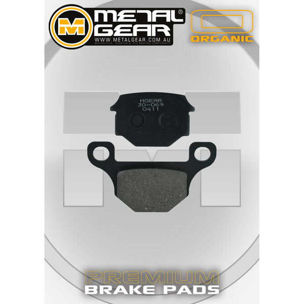 MetalGear Brake Pads: Single Set in Organic Compound