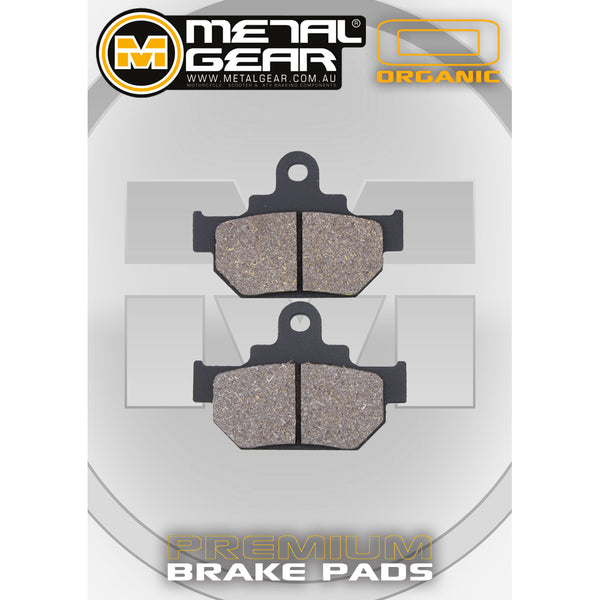 MetalGear Brake Pads: Single Set in Organic Compound