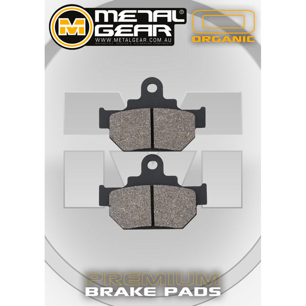 MetalGear Brake Pads: Single Set in Organic Compound