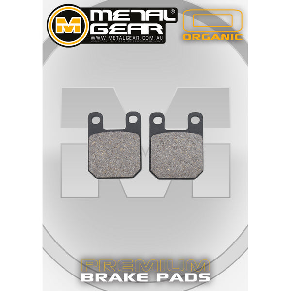MetalGear Brake Pads: Single Set in Organic Compound