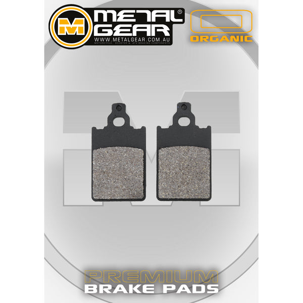 MetalGear Brake Pads: Single Set in Organic Compound