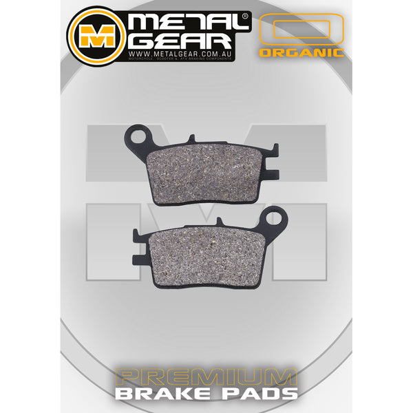 MetalGear Brake Pads: Single Set in Organic Compound