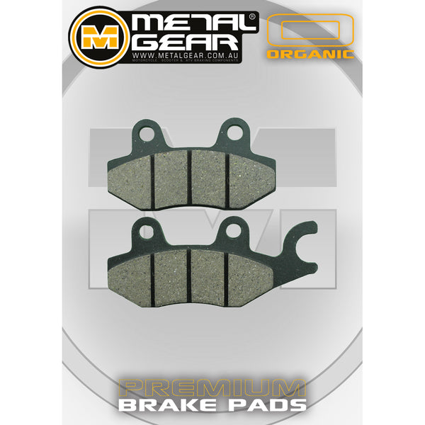 MetalGear Brake Pads: Single Set in Organic Compound