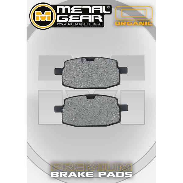 MetalGear Brake Pads: Single Set in Organic Compound